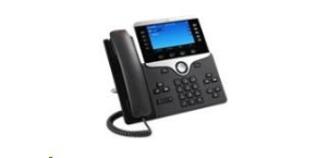 Cisco CP-8841-3PCC-K9=, VoIP telefon, 10line, 2x10/100/1000, 5" displej, PoE