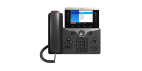 Cisco CP-8851-3PCC-K9=, VoIP telefon, 10line, 2x10/100/1000, 5" displej, Bluetooth, USB, PoE