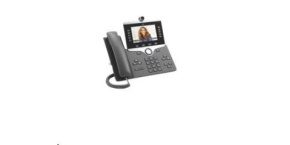 Cisco CP-8865-3PCC-K9=, VoIP telefon, 10line, 2x10/100/1000, 5" displej, Wi-Fi, kamera, Bluetooth, 2xUSB, PoE