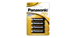 PANASONIC Alkalické baterie Alkaline Power LR6APB/4BP AA 1,5V (Blistr 4ks)