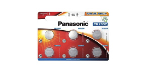 PANASONIC Lithiová baterie (knoflíková) CR-2032EL/6BP 3V (Blistr 6ks)