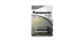 PANASONIC Alkalická baterie LR6EPS/2BP Everyday Power (Blistr 2 ks)