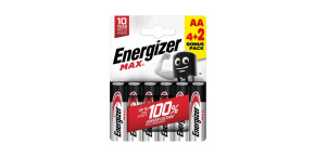 Energizer LR6/6 Max AA 6 pack