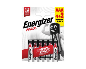 Energizer LR03/6 Max AAA 6 pack