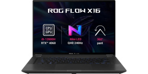 ASUS NTB ROG Flow X16 (GV601VV-NEBULA014W), i9-13900H, 16" 2560 x 1600, 16GB, 1TB SSD, RTX 4060, W11 Home, Black