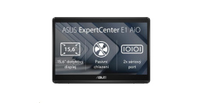 ASUS PC AiO ExpertCenter E1 (E1600WKAT-BA041M), N4500, 15.6" 1920 x 1080, 4GB, 128GB SSD, UHD, RS-232, No OS, Black