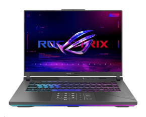 ASUS NTB ROG Strix G16 (G614JIR-N4002W), i9-14900HX, 16" 2560 x 1600, 32GB, 1TB SSD, RTX 4070, W11 Home, Gray