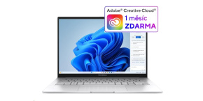 ASUS NTB Zenbook 14 OLED (UX3405MA-OLED862X), Ultra 9-185H, 14" 2880 x 1800, 32GB, 1TB SSD, Intel Arc, W11 Pro, Silver