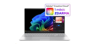 ASUS NTB Vivobook S 15 OLED (S5507QA-OLED001W), X1E-78-100, 15.6" 2880 x 1620, 32GB, 1TB SSD, Adreno, W11 Home, Silver