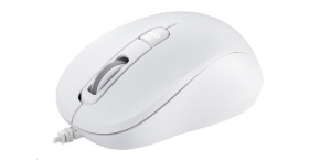 ASUS MU101C Wired Blue Ray Mouse, bílá