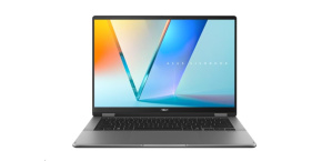 ASUS NTB Vivobook 14 Flip (TP3407SA-OLED003W), Intel Ultra 5-226V, 14" 1920 x 1200, 16GB, 512GB SSD, Arc, W11 Home, Gray