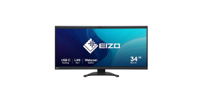 EIZO MT 34" EV3450XC-BK FlexScan, IPS, 3840x1440, 300nit, 1000:1, 5ms, USB-C, DisplayPort, USB, HDMI, Repro, Černý