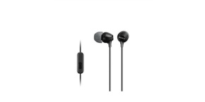 SONY stereo sluchátka MDR-EX15AP, černá