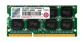 TRANSCEND SODIMM DDR3L 4GB 1333MHz 2Rx8 CL9 Retail