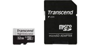 TRANSCEND MicroSDXC karta 32GB 350V, High Endurance