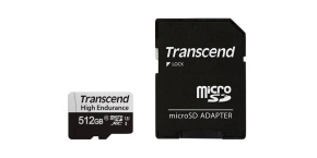 TRANSCEND MicroSDXC karta 512GB 350V, High Endurance