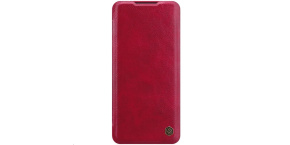 Nillkin Qin Leather Case pro Xiaomi Mi Note 10 / 10 Pro (Red)