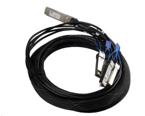 MikroTik XQ+BC0003-XS+ - 100G DAC cable QSFP28 to 4x SFP28, 3m