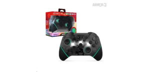 Armor3 NuChamp Wireless Controller for Nintendo Switch (Black LED)