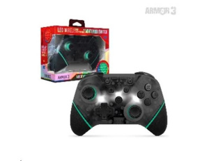 Armor3 NuChamp Wireless Controller for Nintendo Switch (Black LED)