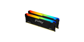 KINGSTON DIMM DDR4 16GB (Kit of 2) 3200MT/s CL16 FURY Beast RGB, XMP