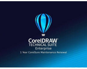 CorelDRAW Technical Suite Enterprise CorelSure Maintenance Renewal (1 Year) 1-4, EN/DE/FR/ES/BR/IT/CZ/PL/NL