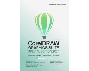 CorelDRAW Graphics Suite Special Edition 2024 CZ/PL ESD + Vision FX 2.0