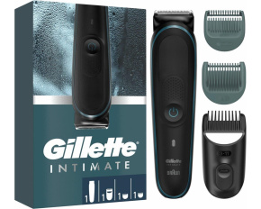 Gillette Intimate Trimmer i5 zastřihávač chlooupků, voděodolný, bezdrátový, šetrný k intimní pokožce