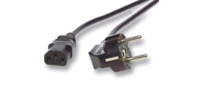 1stCOOL Napájecí kabel pro PC vodiče 3x0,75mm2, délka 1,5m, CE, CB, VDE