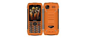 EVOLVEO StrongPhone H1, vodotěsný odolný Dual SIM telefon, oranžová