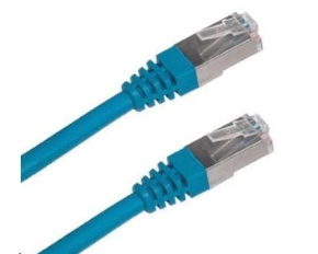 XtendLan patch kabel Cat6A, SFTP, LS0H - 1m, modrý