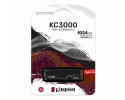 Kingston SSD 1TB (1024GB) KC3000 M.2 2280 NVMe™ PCIe Gen 4 (R 7000MB/s; W 6000MB/s)