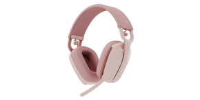 Logitech Zone Vibe 100 Wireless Headset, rose