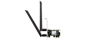 D-Link DWA-X582 Wireless AX3000 Wi-Fi 6 PCIe Adapter with Bluetooth 5.0