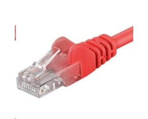 PREMIUMCORD Patch kabel UTP RJ45-RJ45 CAT5e 1.5m červená