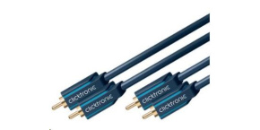 ClickTronic HQ OFC kabel 2x Cinch - 2x Cinch RCA, M/M, 5m