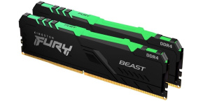 KINGSTON DIMM DDR4 64GB (Kit of 2) 3200MT/s CL16 FURY Beast RGB