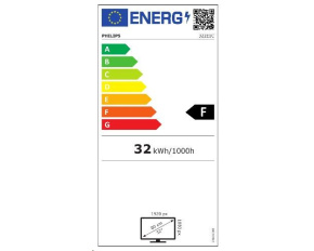 Philips MT VA LED 31,5" 322E1C/00, VA panel, 1920x1080, 250cd, HDMI, DP, D-Sub, zakriveny