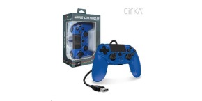 Cirka NuForce Wired Game Controller for PS4/PC/Mac (Blue)