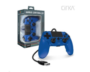 Cirka NuForce Wired Game Controller for PS4/PC/Mac (Blue)