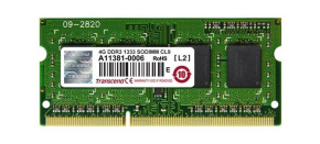 TRANSCEND SODIMM DDR3 4GB 1600MHz 256Mx8 2Rx8