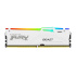 KINGSTON DIMM DDR5 16GB 6400MT/s CL32 Non-ECC FURY Beast RGB XMP, Bílá