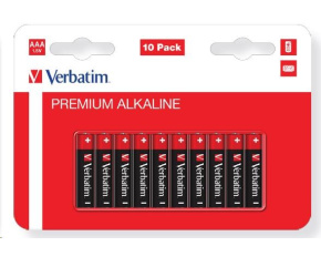 VERBATIM  Alkalická Baterie AAA 10 Pack / LR3