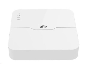 Uniview NVR, 8 kanálů, 8xPoE (max.108W), H.265, 1x HDD (max.6TB),propustnost 64/48Mbps,HDMI,VGA,2xUSB 2.0, audio, ONVIF