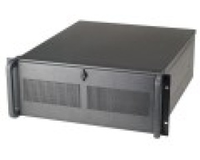 CHIEFTEC skříň Rackmount 4U ATX, UNC-410S-B-U3-OP, Black, bez zdroje