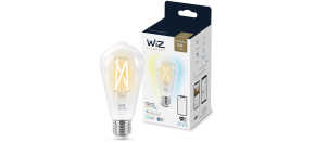 PHILIPS WiZ Tunable White 60W E27 ST64 Filament - stmívatelná, nastavitelná teplota barev