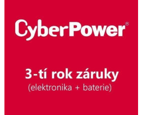 CyberPower 3. rok záruky pro BPSE240V75ART3UOA