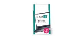 CLEAN IT čisticí roztok na notebooky s utěrkou, 2x30ml