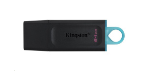 Kingston Flash Disk 64GB USB3.2 Gen 1 DataTraveler Exodia (Black + Teal)