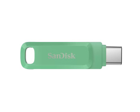 SanDisk Flash Disk 256GB Ultra Dual Drive Go, USB-C 3.2, Zelená